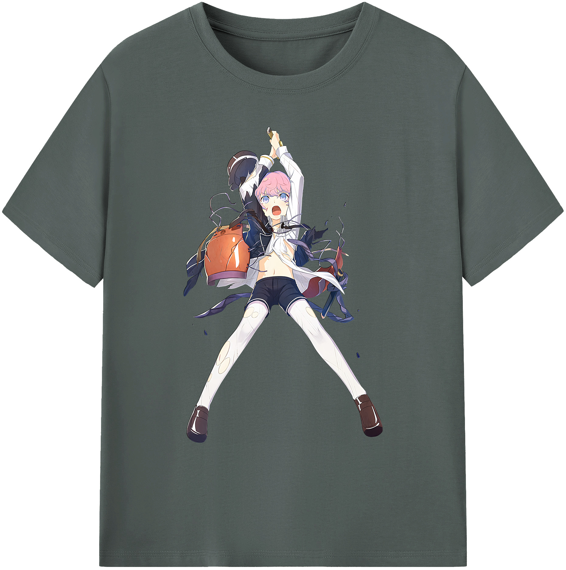 （画像用） 刀剣乱舞 Touken Ranbu 綿100％ メンズ半袖Tシャツ｜肌触りやわらか＆通気性